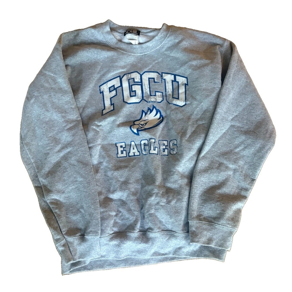 Florida Gulf Coast Eagles Sweatshirt Mens S Gray NCAA Basketball Champion FGCU